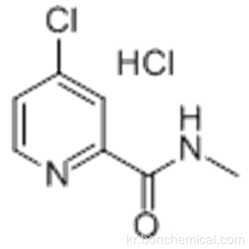 4- 클로로 -N- 메틸 피리딘 -2- 카르 복스 아미드 히드로 클로라이드 CAS 882167-77-3